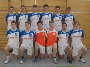 hinten v.l. Tobias Rink, Julius Keller, Jan Kusnierz, Leo Mengel, Denis Joszko, Nicolas Cramer vorn v. l. Max Barnusch, Manuel Orantek, Torben Scheidemann, Philipp Jenckel, Jannik Schneider, Leander Laufer