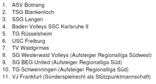 Herren bleiben in der Dritten Liga TVWaldgirmes